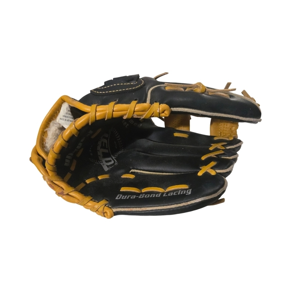 Franklin Fieldmaster Yputh Black and Tan Baseball Glove - Picture 4 of 8